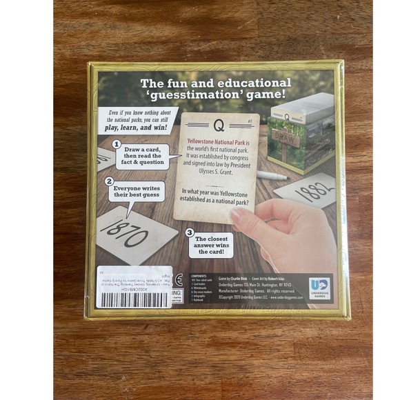 Trekking the National Parks Trivia Board Game New Sealed Under the Dog Games - Picture 2 of 2
